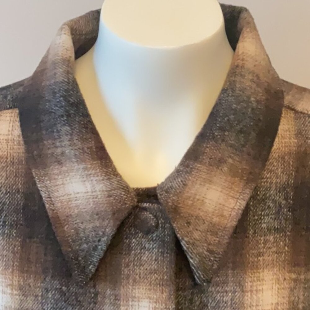MELLODAY Flannel Vest - Picture 2 of 7